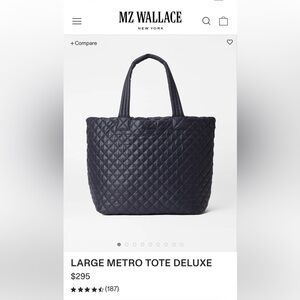 NWT MZ Wallace Metro Tote Deluxe (L)